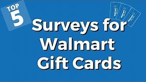Take Surveys & Get Free Walmart Gift Cards (Top 5 Legit Options)