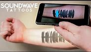 SKIN MOTION – Soundwave Tattoos You Can Hear With an App
