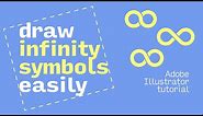 Draw Infinity symbols in Illustrator the easy way