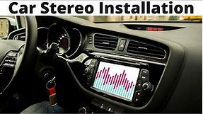 How To Install a Car Stereo (Boss Audio Systems BV9358B) Double Din Car Radio Installation