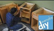 How to Install Kitchen Cabinets -- Buildipedia DIY