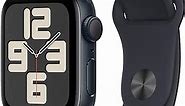 Apple Watch SE (2nd Gen) [GPS 40mm] Smartwatch with Midnight Aluminum Case with Midnight Sport Band M/L. Fitness & Sleep Tracker, Crash Detection, Heart Rate Monitor