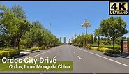 🇨🇳 4K | Drive around the Brand New City of Ordos, China ~ 4K Ultra HD