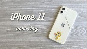 iPhone 11 White Unboxing + Cute Cases