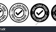 Leak Free Leak Proof Vector Icon Stock Vector (Royalty Free) 2151755477 | Shutterstock