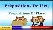 Learn French - Prepositions of Place / Location (prépositions de lieu) - Vocabulary lesson