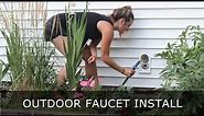 How to Replace an Outdoor Faucet | Aquor House Hydrant Exterior Faucet Installation