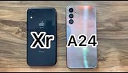 Samsung Galaxy A24 vs iPhone Xr