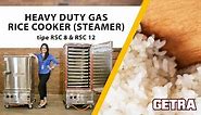 GETRA Heavy Duty Gas Rice Cooker RSC 8 and RSC 12