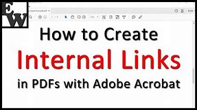 How to Create Internal Links in PDFs with Adobe Acrobat