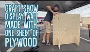 Craft Show Product Display // DIY Dowel Wall