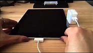 Charging the iPad