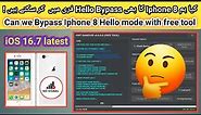 Iphone 8 Hello Screen bypass done by free ramdisk tool 100% iOS 16.7 | Iphone 8 Hello bypass free |