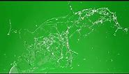 Realistic Water Splash Green Screen effect || water effect green screen video