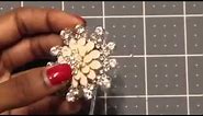 Tutorial How To Make Rhinestone Statement Necklace for Prom!