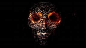 3D skull 4k live wallpaper