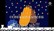 congrats greetings for job well done