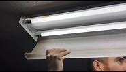 How to Replace the Lens for Light Fixtures Fix, Clean, Change your Led, Fluorescent Tube cover