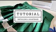[Tutorial] How To Attach a Skirt Waistband