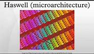Haswell (microarchitecture)