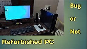 (Refurbished) Hp Desktop Computer 2023 | should you buy refurbished desktop pc | Full detail video