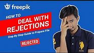 How to Prepare and Upload file on Freepik - Sell Logos on freepik