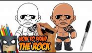How to Draw The Rock | WWE Superstars