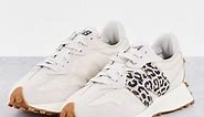 New Balance 327 sneakers in off-white with leopard print detail | ASOS