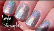 Holographic Polishes by Layla - Swatches and Review