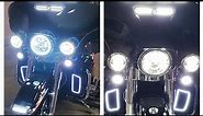Eagle lights 7 inch halo headlight 4.5 inch passing lights install and review.