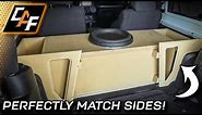 How to MATCH the sides! Custom Subwoofer Box Build