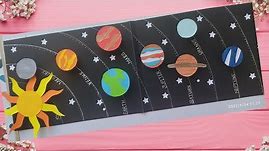 solar system craft DIY Planets Craft | Solar System Model Paper planets SOLAR SYSTEM MODEL