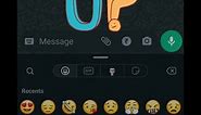 WhatsApp New Emoji Keyboard