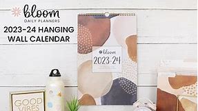 bloom daily planners 2023-24 Academic Hanging Wall Calendar