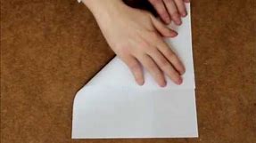How to turn an A4 sheet of paper into a perfect Square // Origami 折り紙