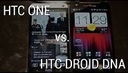 HTC One vs HTC Droid DNA!
