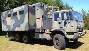 Converted 6x6 Miltary Truck Is An Incredible Camper With Room To Spare
