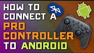 How to Connect a Nintendo Pro Controller to Android with Bluetooth