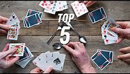 TOP 5 BEST CARD GAMES OF ALL TIME!!