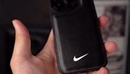 Nike Leather iPhone Case Black for iphone 15 14 13 #nike #iphonecase #iphone15case #iphone14case