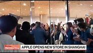 Tim Cook Opens New Apple Store In Shanghai