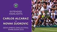 Carlos Alcaraz vs Novak Djokovic: Extended Highlights | Wimbledon 2023 Final