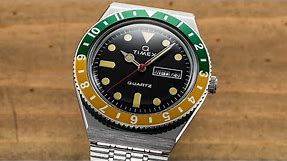 A Retro-Inspired Timex with an Interesting Pop of Color - Timex Q Diver