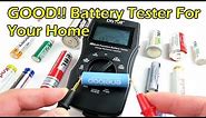 GOOD!! $30 Battery Tester For Your Home - AA AAA 9V C D 18650