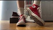 New (2023!) Red Converse Shoeplay