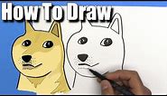 How To Draw Doge! - EASY - Step By Step