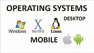 Computer Fundamentals - Operating Systems - Desktop & Mobile OS - Microsoft Windows Mac Fundamental