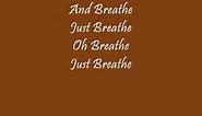 "Breathe (2 AM)" By: Anna Nalick WITH LYRICS