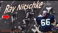 Hall of Fame Packers LB Ray Nitschke College Highlight...Illinois 1956 vs Wisconsin