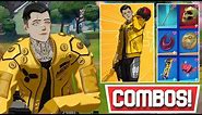 *NEW* BEST GOLDEN GEAR MIDAS SKIN [ANIME LEGENDS PACK] COMBOS! | Fortnite